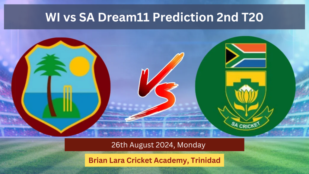 WI vs SA Dream11 Prediction 2nd T20, Today Match: 